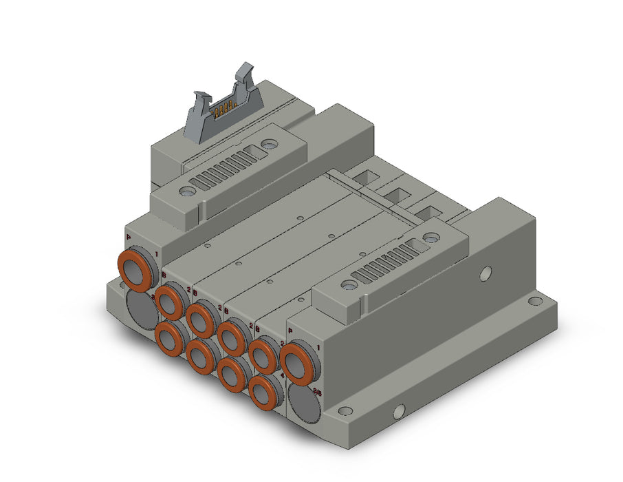 SS5V2-10PHD1-04BS-C8 SS5V 04 Station Manifold, Tie-Rod Base
