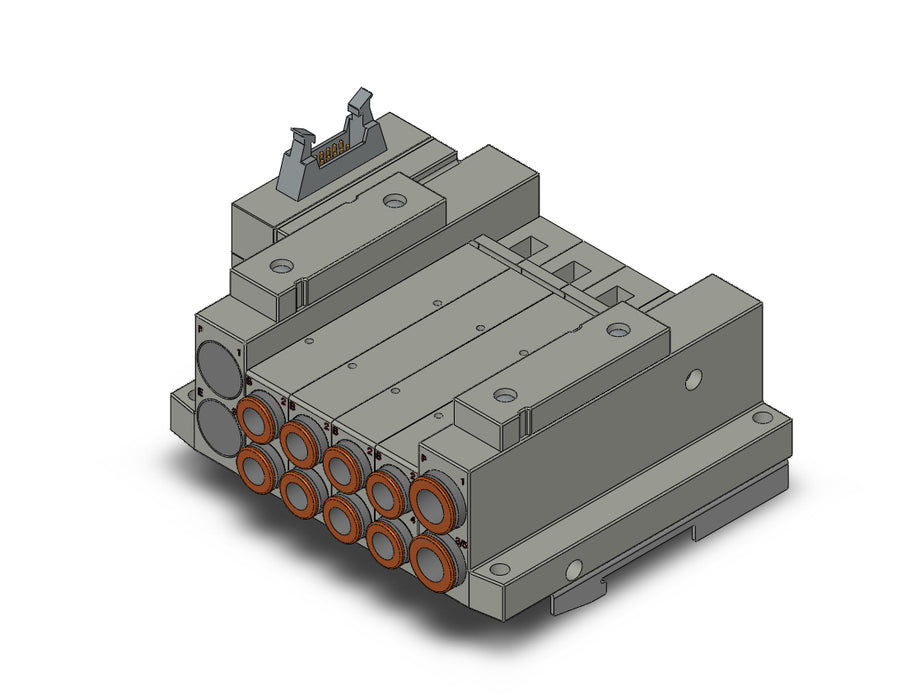 SS5V2-10PHD1-04U-C8-D0 SS5V 04 Station Manifold, Tie-Rod Base