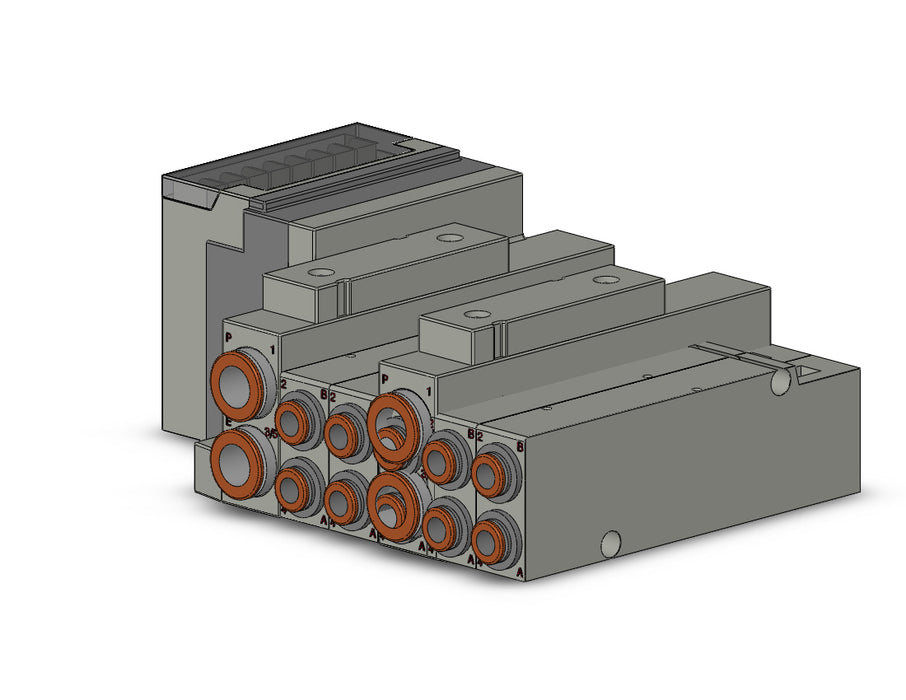 SS5V2-10S3QD-05US-N7 SS5V 05 Station Manifold, Tie-Rod Base
