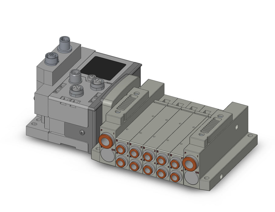 SS5V2-10S6F2ND-05BS-N7 5 STA. MFLD ASS'Y, EX600 SI UNIT