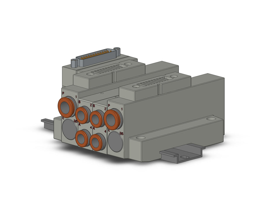 SS5V2-16FD1-02BS-C8 SS5V 02 Station Manifold, Cassette Base