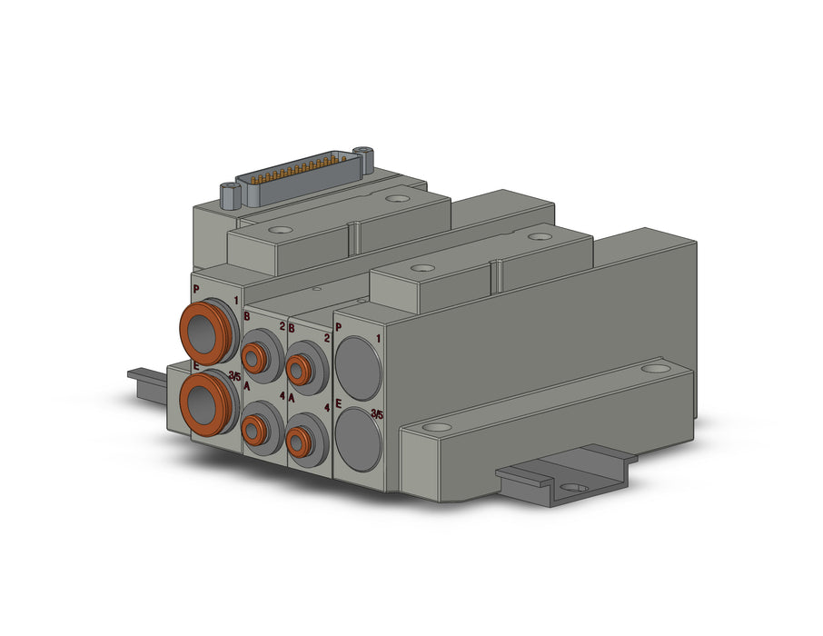 SS5V2-16FD1-02D-N3 SS5V 02 Station Manifold, Cassette Base