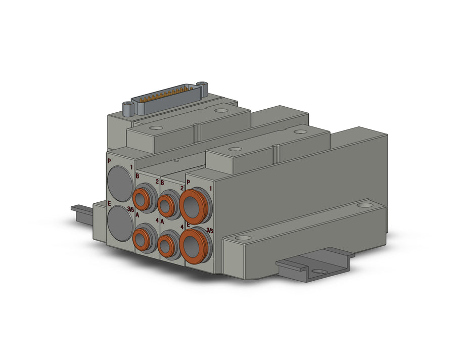 SS5V2-16FD1-02U-N7 SS5V 02 Station Manifold, Cassette Base