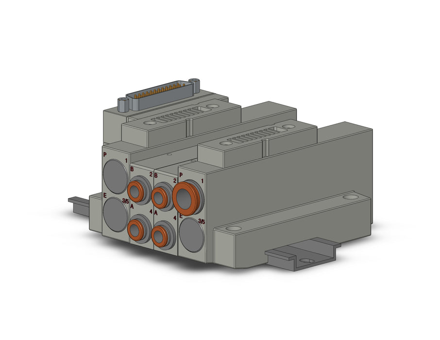 SS5V2-16FD1-02US-N7 SS5V 02 Station Manifold, Cassette Base