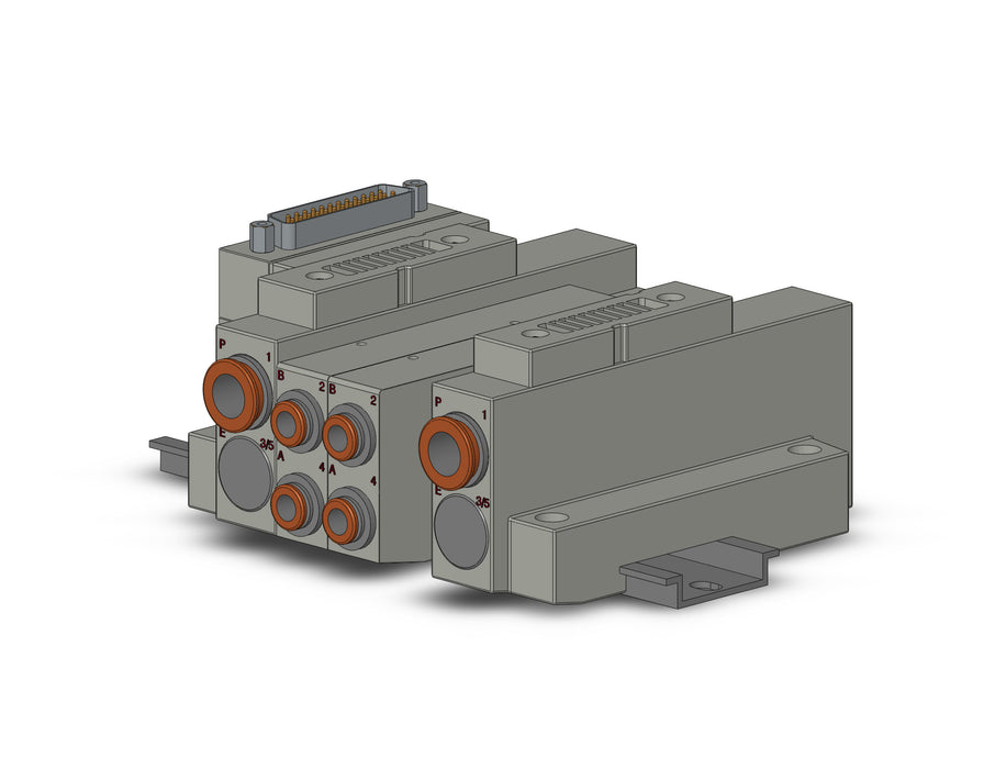 SS5V2-16FD1-03BS-N7 SS5V 03 Station Manifold, Cassette Base