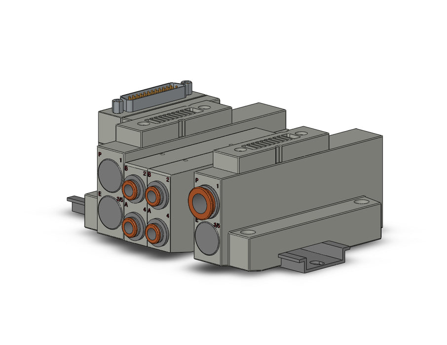SS5V2-16FD1-03US-C6 SS5V 03 Station Manifold, Cassette Base