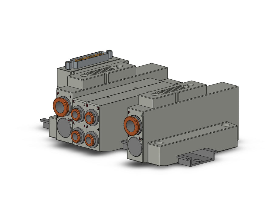SS5V2-16FD1-04BS-N7 SS5V 04 Station Manifold, Cassette Base