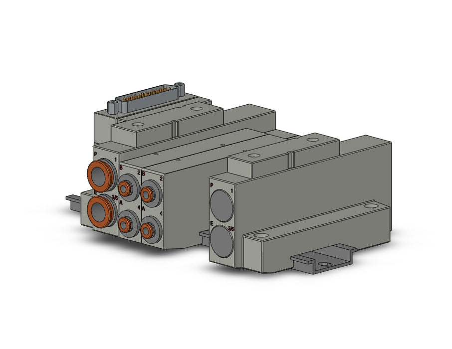 SS5V2-16FD1-04D-N3 SS5V 04 Station Manifold, Cassette Base