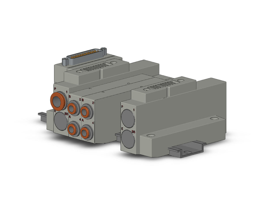 SS5V2-16FD1-04DS-C6 SS5V 04 Station Manifold, Cassette Base