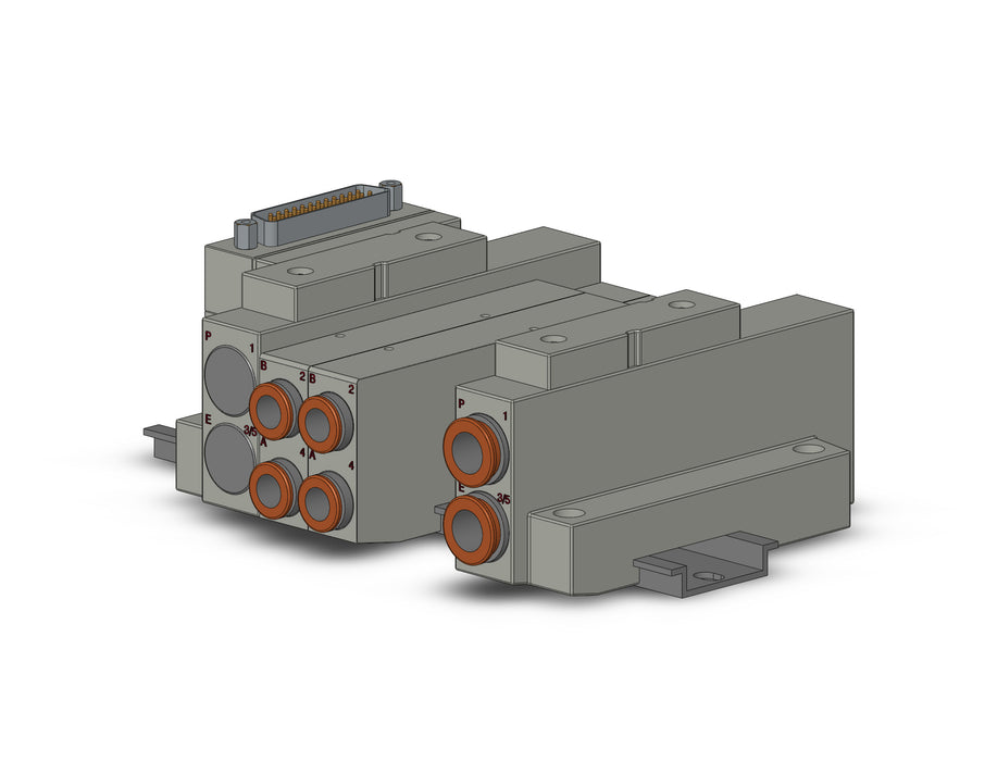 SS5V2-16FD1-04U-C8 SS5V 04 Station Manifold, Cassette Base