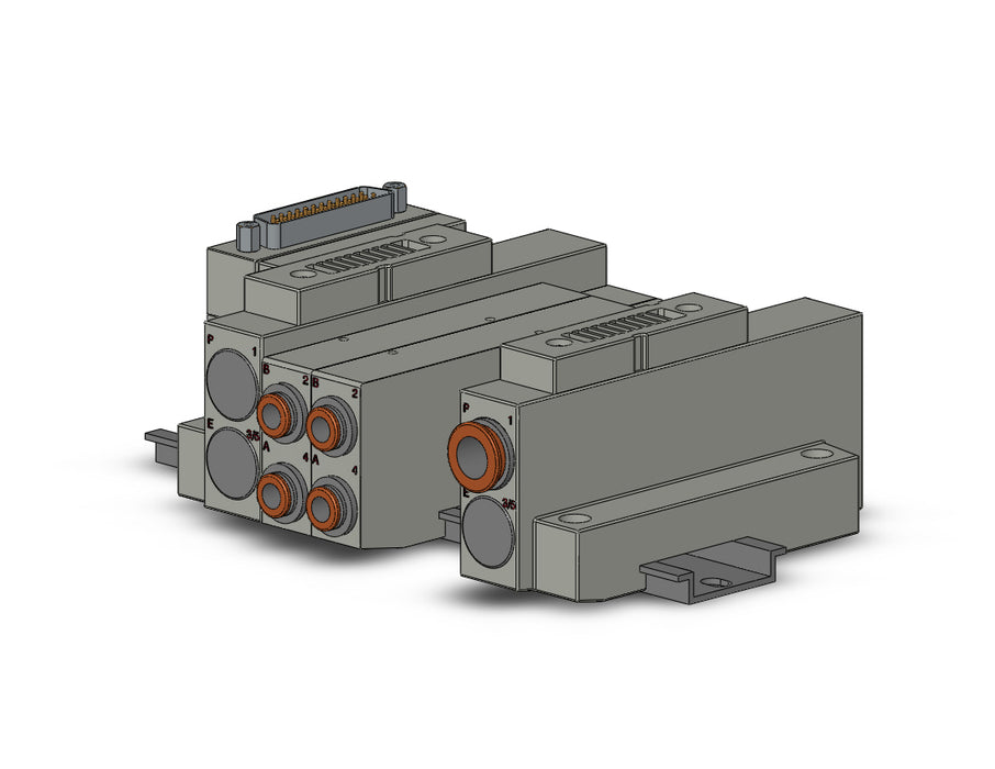 SS5V2-16FD1-04US-N7 SS5V 04 Station Manifold, Cassette Base