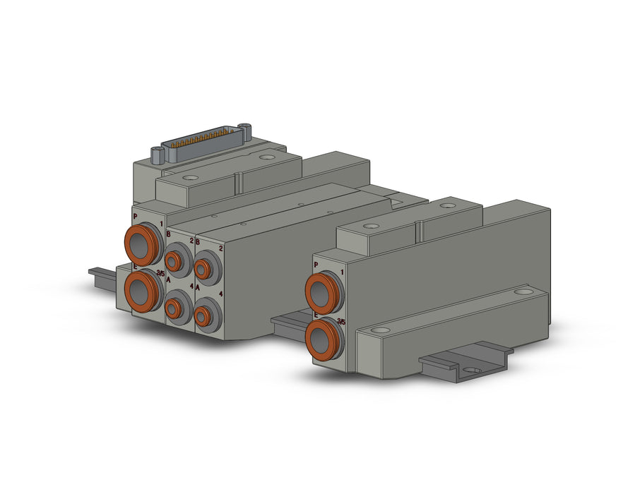 SS5V2-16FD1-05B-N3 SS5V 05 Station Manifold, Cassette Base