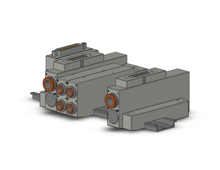 SS5V2-16FD1-05BS-N7 SS5V 05 Station Manifold, Cassette Base