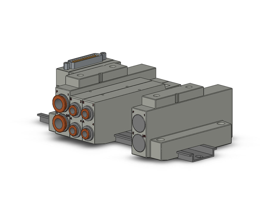 SS5V2-16FD1-05D-C6 SS5V 05 Station Manifold, Cassette Base