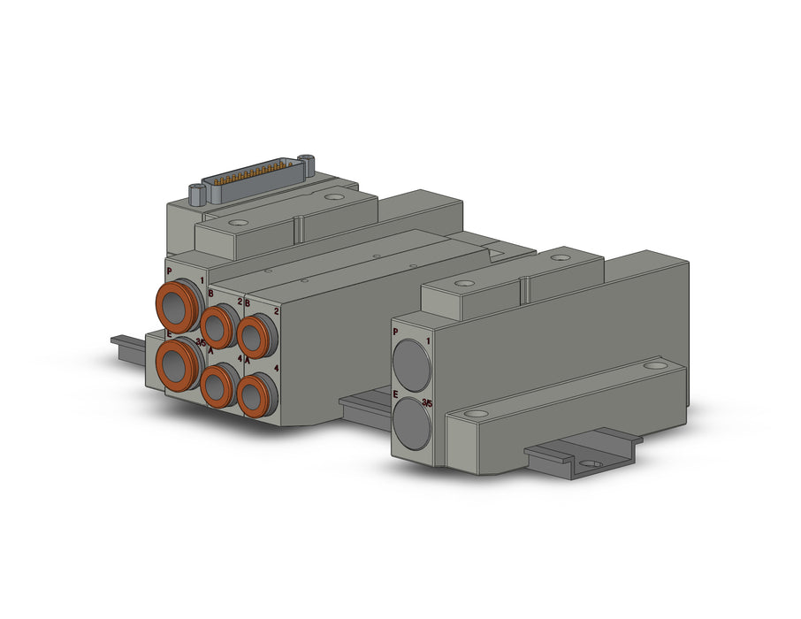 SS5V2-16FD1-05D-N9 SS5V 05 Station Manifold, Cassette Base
