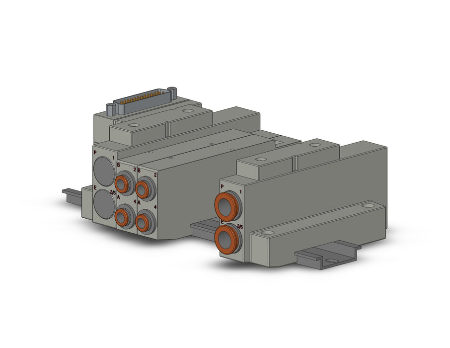 SS5V2-16FD1-05U-C6 SS5V 05 Station Manifold, Cassette Base