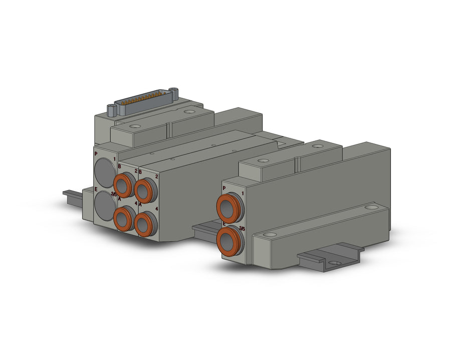 SS5V2-16FD1-05U-C8 SS5V 05 Station Manifold, Cassette Base