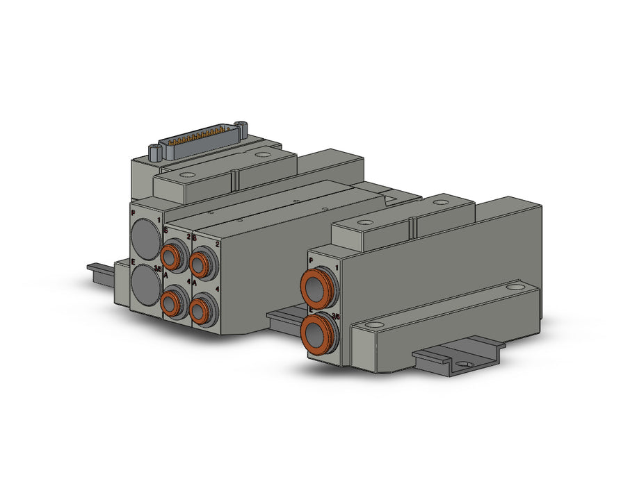 SS5V2-16FD1-05U-N7 SS5V 05 Station Manifold, Cassette Base