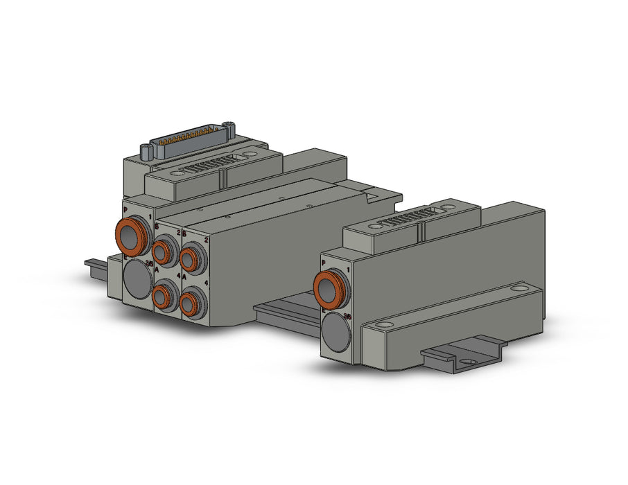 SS5V2-16FD1-06BS-C6 SS5V 06 Station Manifold, Cassette Base