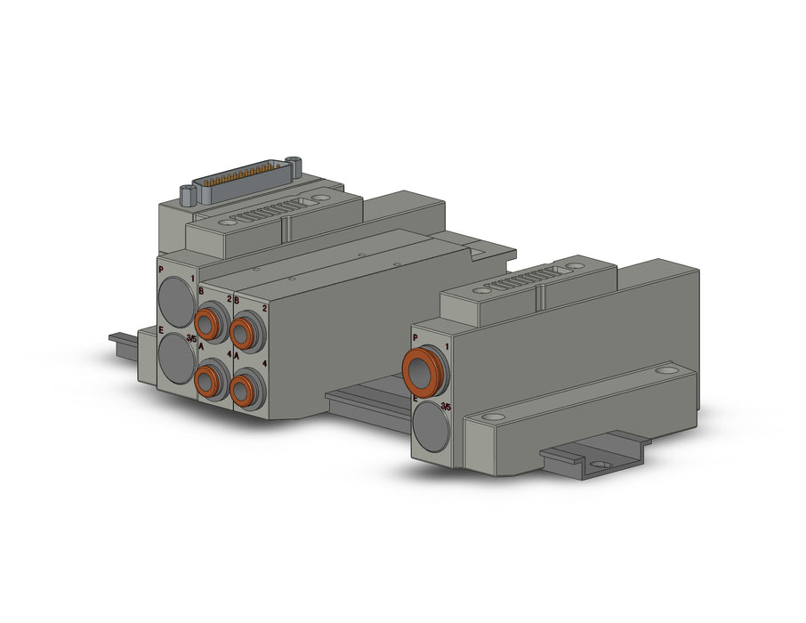 SS5V2-16FD1-06US-N7 SS5V 06 Station Manifold, Cassette Base