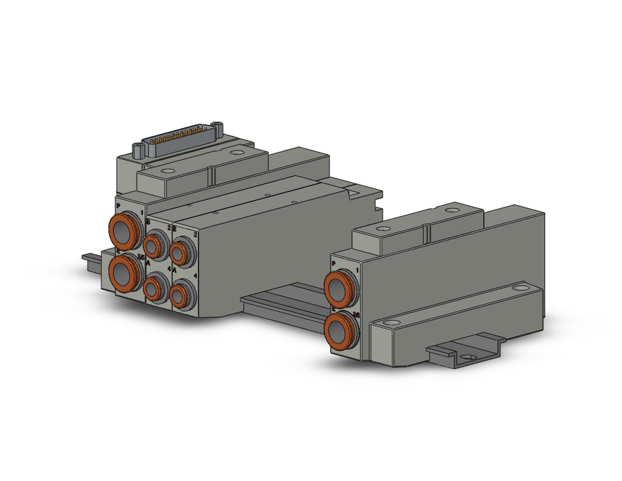 SS5V2-16FD1-07B-N7 SS5V 07 Station Manifold, Cassette Base