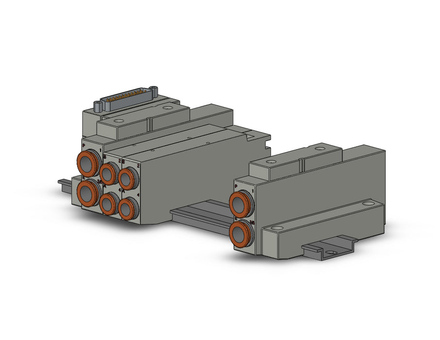 SS5V2-16FD1-07B-N9 SS5V 07 Station Manifold, Cassette Base