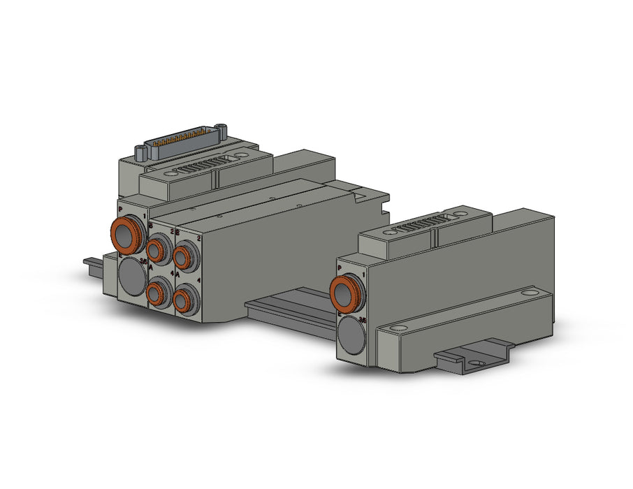 SS5V2-16FD1-07BS-C6 SS5V 07 Station Manifold, Cassette Base