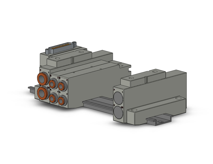 SS5V2-16FD1-07D-N7 SS5V 07 Station Manifold, Cassette Base