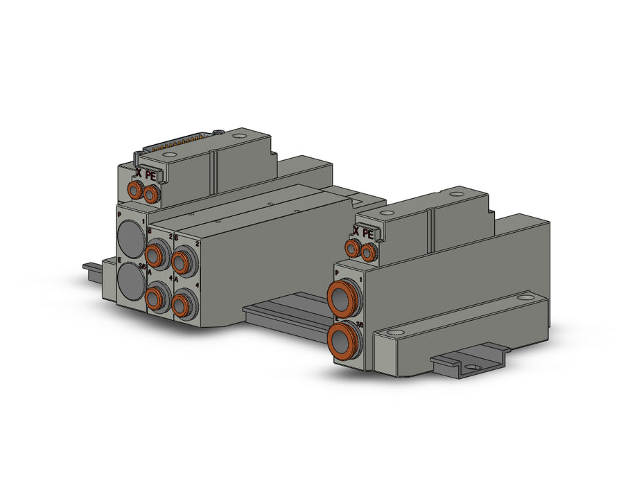 SS5V2-16FD1-07UR-C6 SS5V 07 Station Manifold, Cassette Base