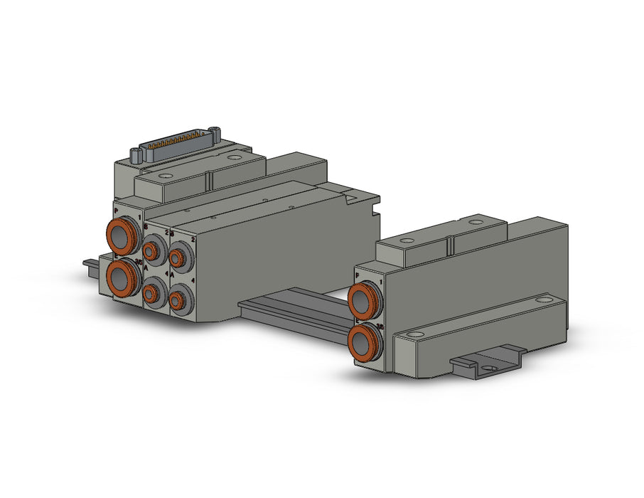 SS5V2-16FD1-08B-N3 SS5V 08 Station Manifold, Cassette Base
