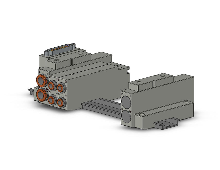 SS5V2-16FD1-08D-N7 SS5V 08 Station Manifold, Cassette Base