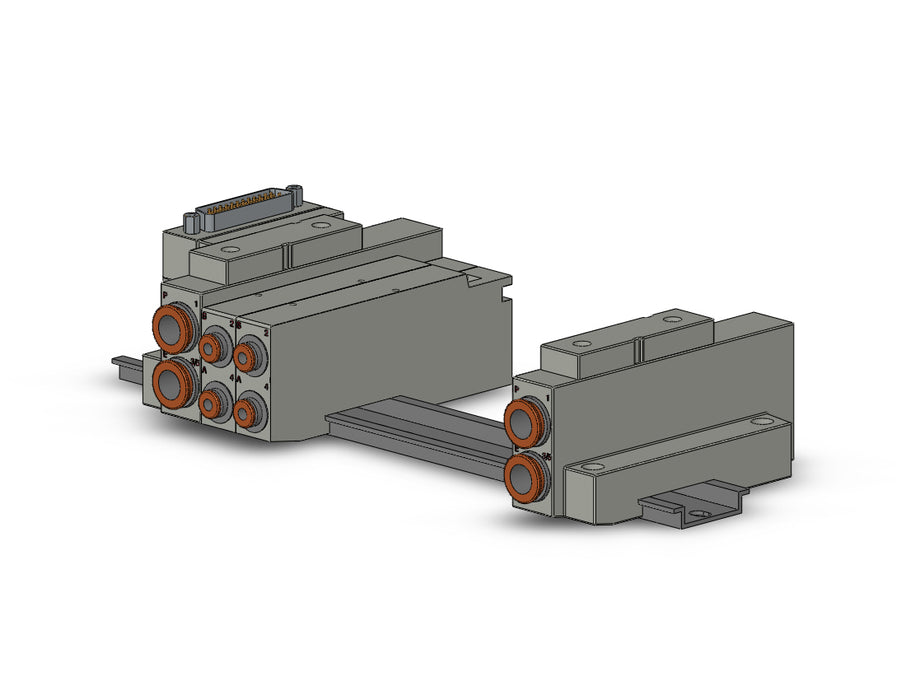 SS5V2-16FD1-09B-C4 SS5V 09 Station Manifold, Cassette Base