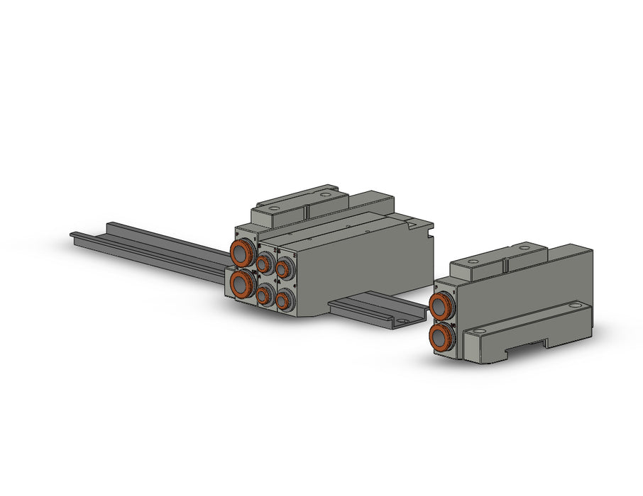 SS5V2-16FD1-09B-C6 SS5V 09 Station Manifold, Cassette Base