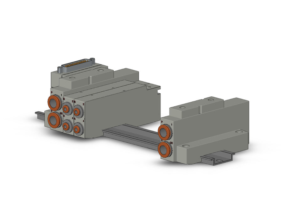 SS5V2-16FD1-09B-N3 SS5V 09 Station Manifold, Cassette Base