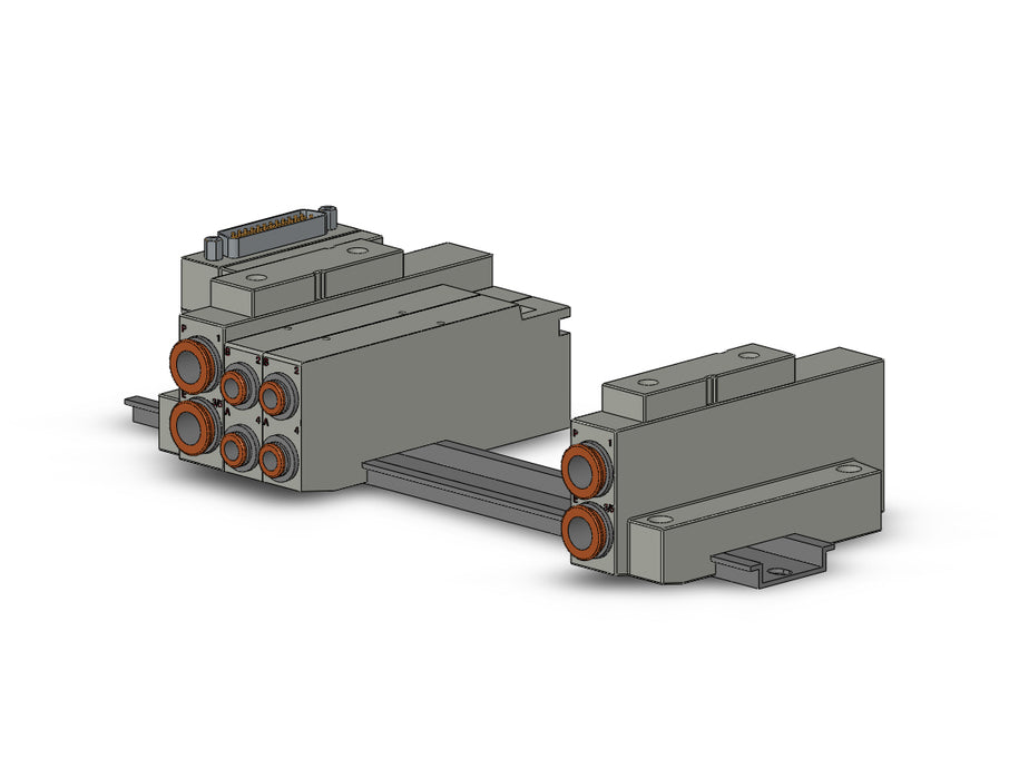 SS5V2-16FD1-09B-N7 SS5V 09 Station Manifold, Cassette Base