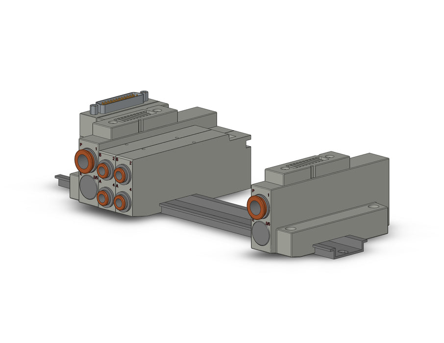 SS5V2-16FD1-09BS-N7 SS5V 09 Station Manifold, Cassette Base