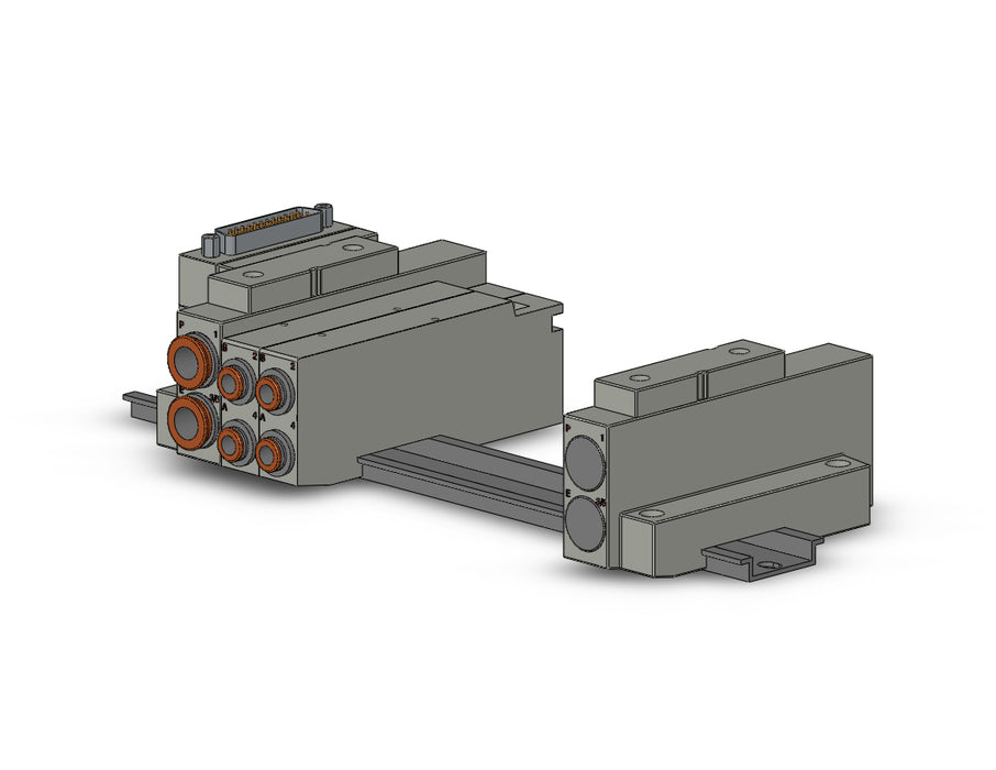 SS5V2-16FD1-09D-N7 SS5V 09 Station Manifold, Cassette Base