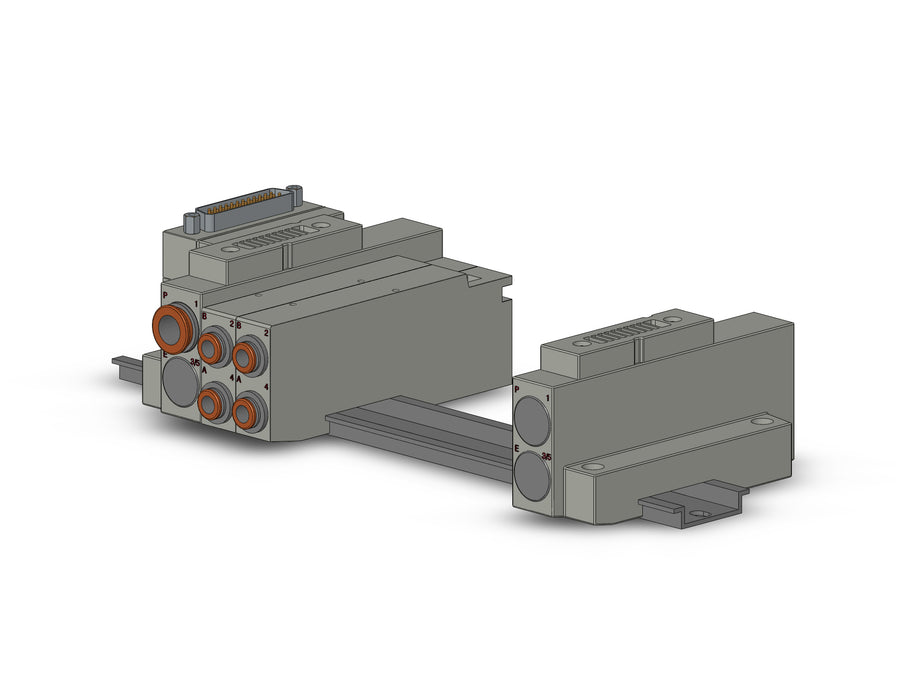 SS5V2-16FD1-09DS-N7 SS5V 09 Station Manifold, Cassette Base