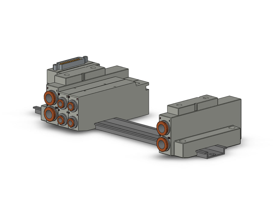SS5V2-16FD1-10B-C6 SS5V 10 Station Manifold, Cassette Base