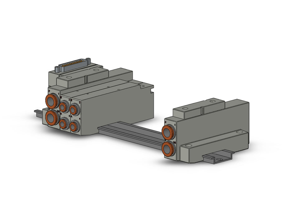 SS5V2-16FD1-10B-N7 SS5V 10 Station Manifold, Cassette Base