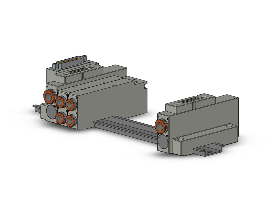 SS5V2-16FD1-10BS-C8 SS5V 10 Station Manifold, Cassette Base