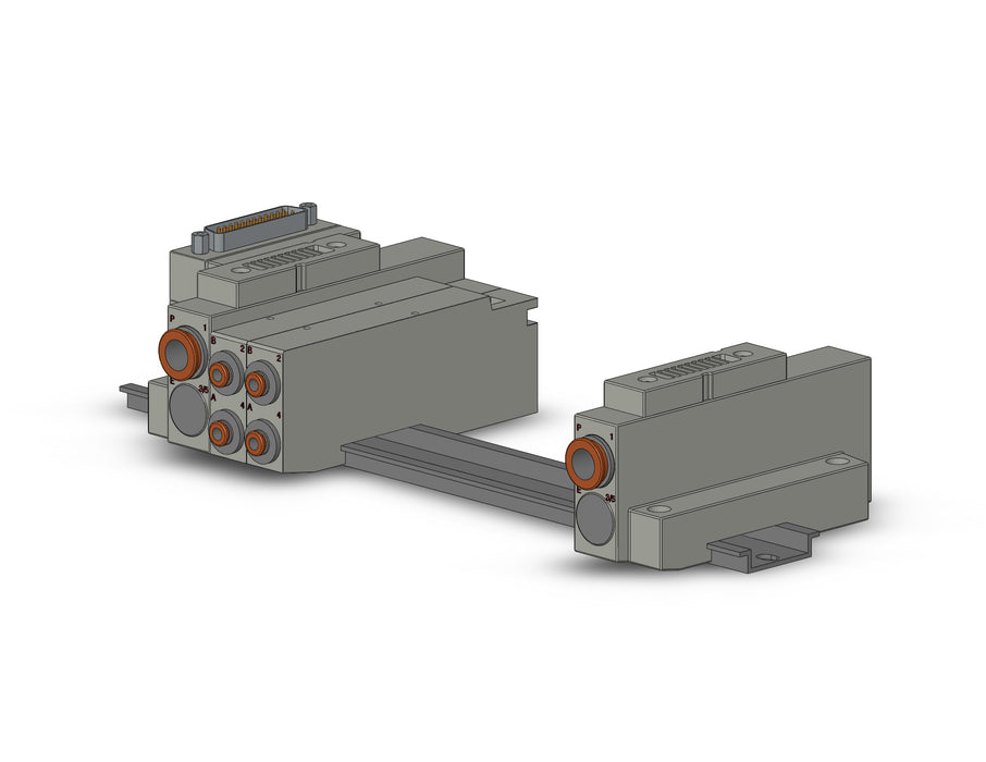 SS5V2-16FD1-10BS-N3 SS5V 10 Station Manifold, Cassette Base