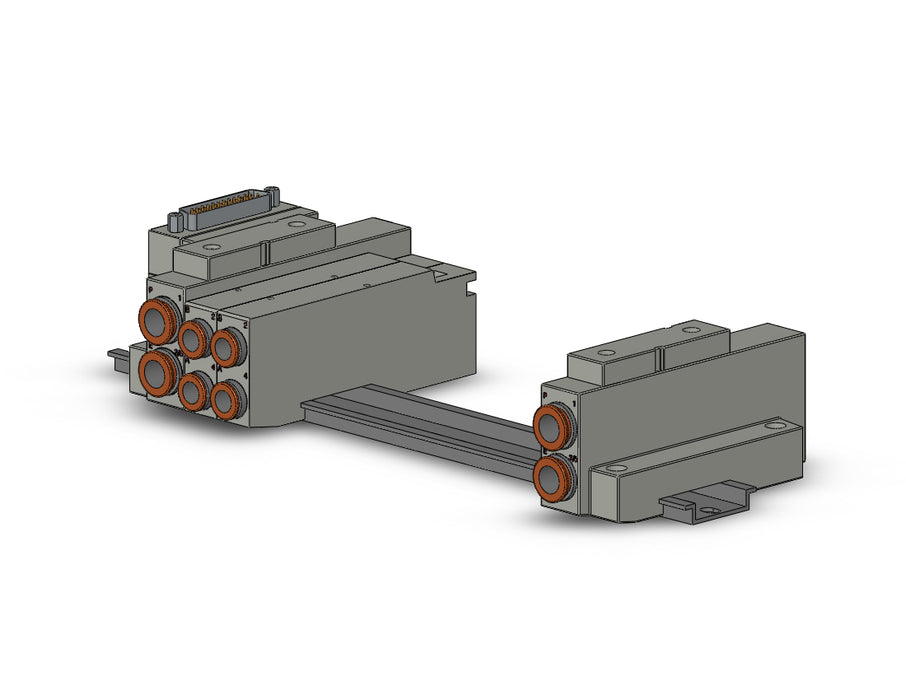 SS5V2-16FD1-11B-C8 SS5V 11 Station Manifold, Cassette Base