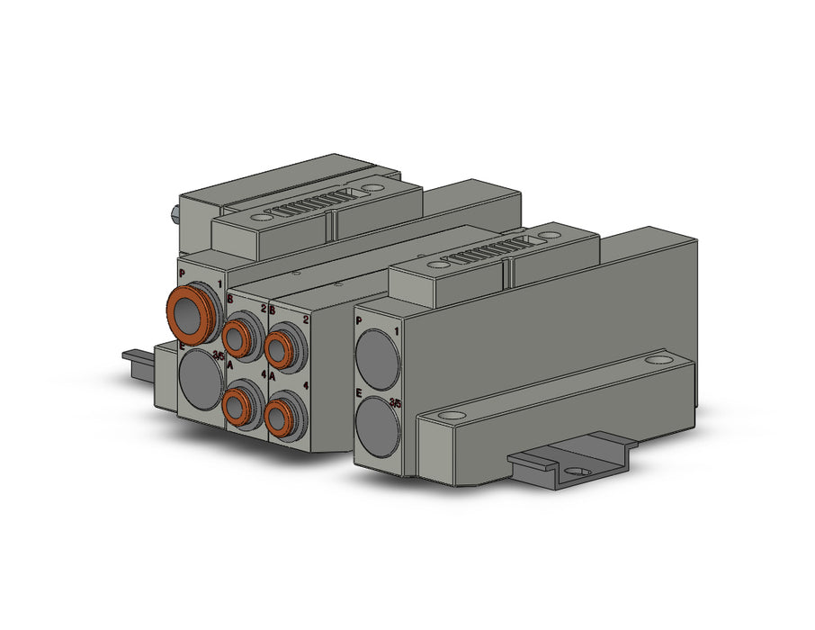 SS5V2-16FD2-03DS-N7 SS5V 03 Station Manifold, Cassette Base