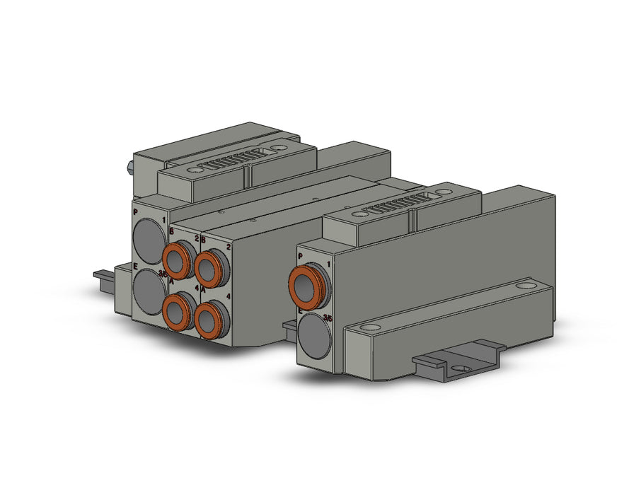 SS5V2-16FD2-04US-C8 SS5V 04 Station Manifold, Cassette Base