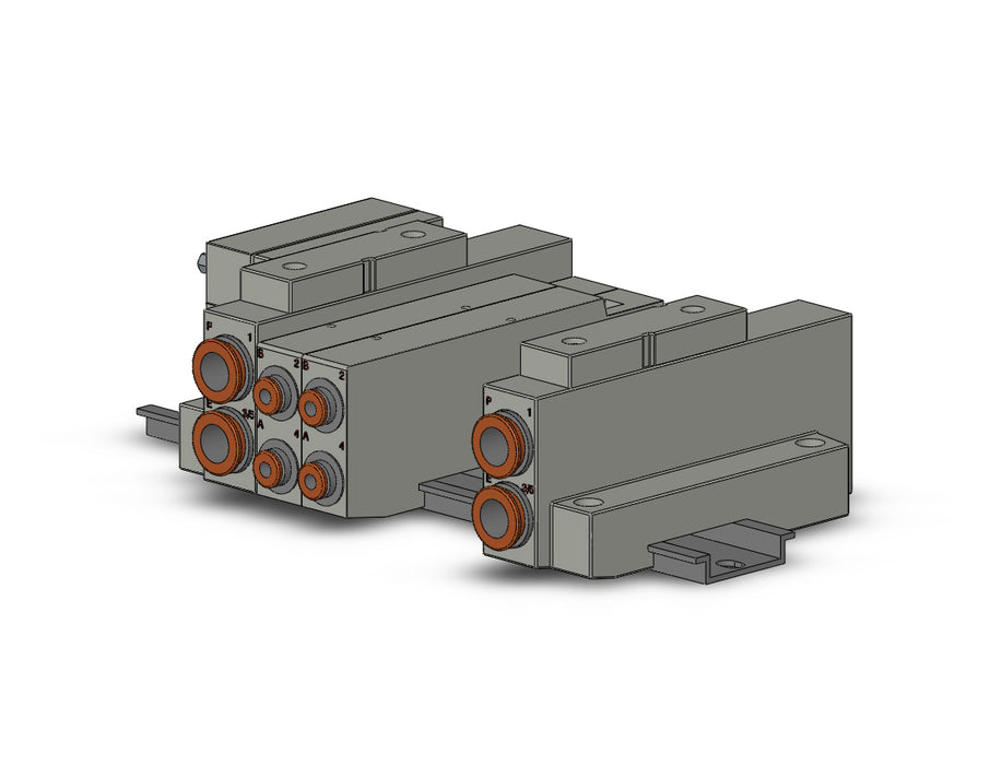 SS5V2-16FD2-05B-C4 SS5V 05 Station Manifold, Cassette Base