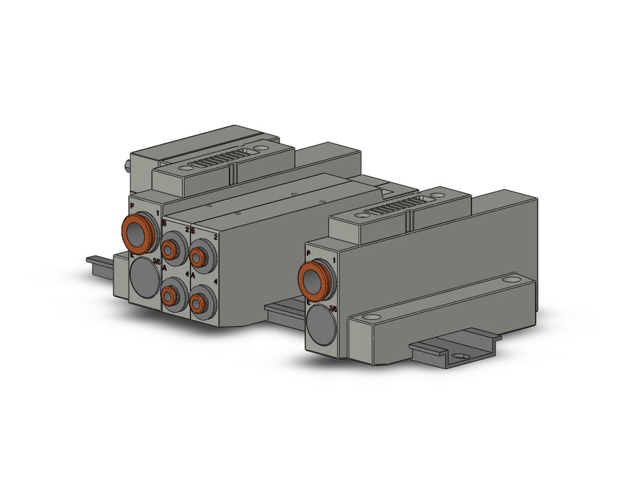 SS5V2-16FD2-05BS-N3 SS5V 05 Station Manifold, Cassette Base