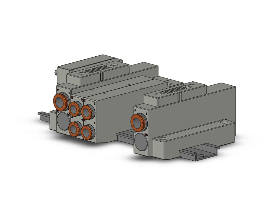 SS5V2-16FD2-05BS-N9 SS5V 05 Station Manifold, Cassette Base
