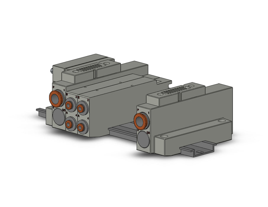 SS5V2-16FD2-06BS-N3 SS5V 06 Station Manifold, Cassette Base
