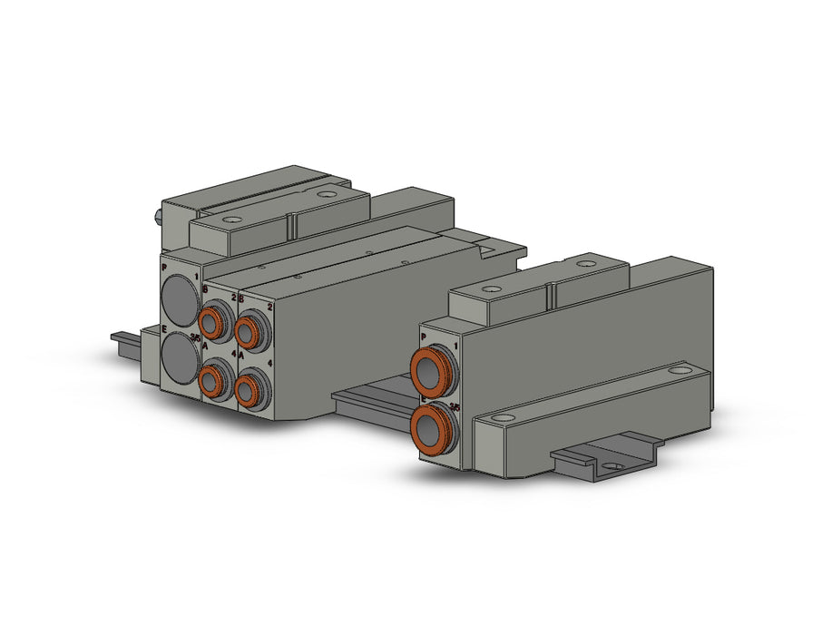 SS5V2-16FD2-06U-N7 SS5V 06 Station Manifold, Cassette Base